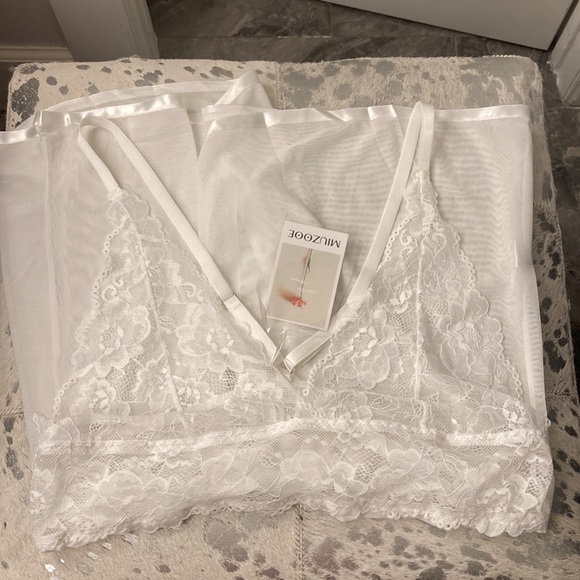 NWT Bridal Lingerie Sz L - Picture 4 of 7